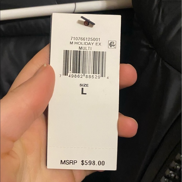 NWT Polo Ralph Lauren Hybrid Hooded Sweater in Holiday Multicolor - Picture 13 of 14